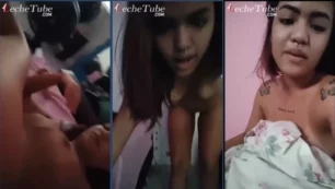 Una mujer desnuda frotando un consolador fue filtrada en Internet