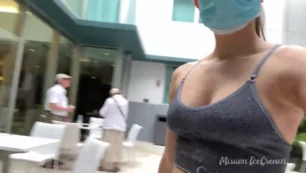 Noticias sobre un video filtrado de una fan de la Mamada de MissionIceCream en un gimnasio público