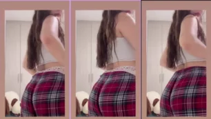 ¡Malejafb es muy sexy cambiando de ropa