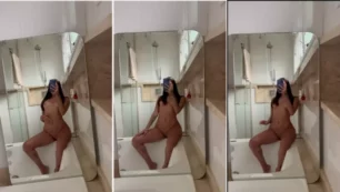 ¡Echa un vistazo a Fernanda Mota sin ropa en el baño