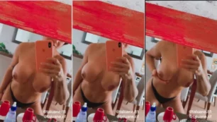 Video de Taluane desnudo explorando las utilidades bien rondadas