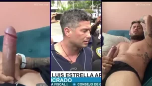 Jorge Luis Estrella grabó un video para adultos después de robar el Banco Popular