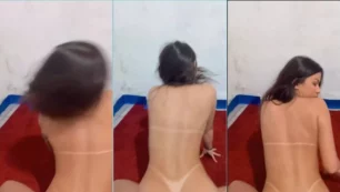 Mc Pipokinha lanzando todo su encanto y bailando a gusto, ¡todo desnudo