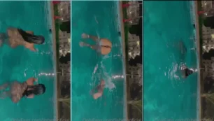 Maravilloso Lisbetoficial en la piscina