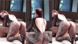 Nymphet pelirroja con cuerpo escultórico, Andrea Rodas, sacudiendo todo con su baile lleno de encanto