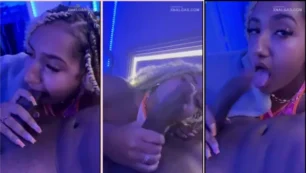 Ruby Marie despierta a su hombre negro para tener un encuentro íntimo