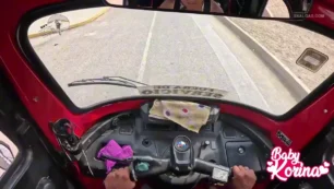 Video íntimo de Baby Korina teniendo relaciones íntimas con el conductor de la aplicación de transporte privado