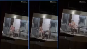 A las 00:47 en el segundo, los residentes huyen rápidamente, sin embargo, habían sido descubiertos con anterioridad