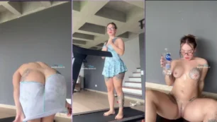 ¡Andrea Wheels on Onlyfans Rocking en el gimnasio, desnudándose y divirtiéndose