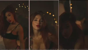 Angela Ramírez, la pelirroja traviesa, sacudiendo un video súper sensual