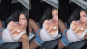 Jennifer Espinosa, La belleza con un cuerpo impresionante, grabando