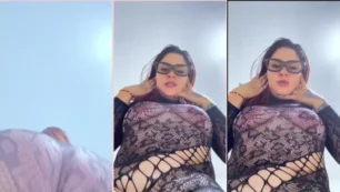 ¡Sebastian Moreno Pecho de seno de calcinha transparente que lo muestra todo