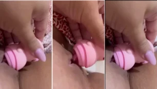 Isa Morgan con un juguete en el coño suave