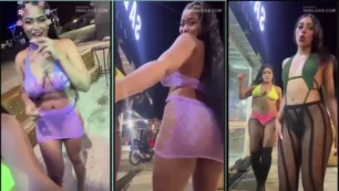 La Bailarina Berry de la República Dominicana con Empleadas Sexuales Exóticas muy Ardientes