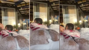 Valery Altamar, todo audaz y deslizándose en jacuzzi con un meneo sensual