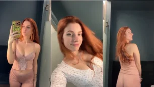 Video casero de Catarina Paolino mostrando sus bragas
