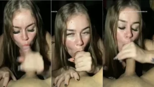 Branquinha acabó en internet haciendo una mamada con lengua afilada