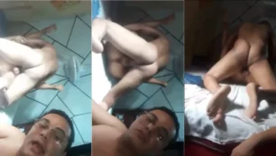 Jodido joven amateur frente al cuernos