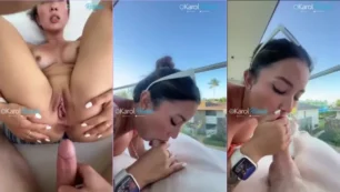¡Kasara Wood en un vídeo candente dando una mamada safada y haciendo twerking con todo