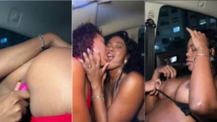Kevelin Gomes divirtiéndose con Luana Couto en la porno lesbiana de Privacy