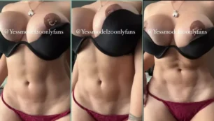 ¡Nia Orozco, todo sexy con las bragas rojas, balanceando la balada traviesa