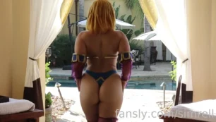 Semrell apareció en internet mostrando todo su encanto en un cosplay muy candente